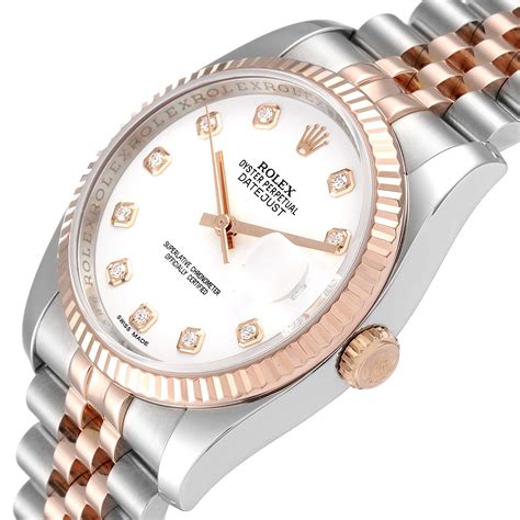 rolex datejust 36 bicolor rose|Rolex Datejust 36 price.